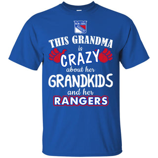 Grandma Is Crazy About Her Grandkids And Her New York Rangers Tshirt