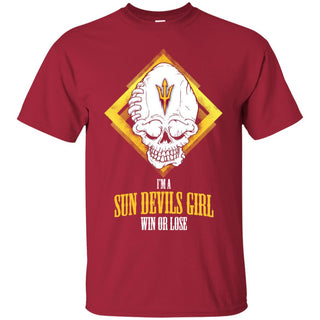 Arizona State Sun Devils Girl Win Or Lose Tee Shirt