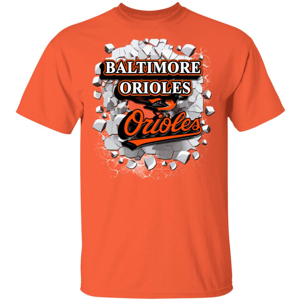 Amazing Earthquake Art Baltimore Orioles T Shirt
