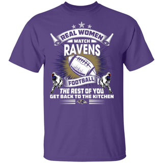 Real Women Watch Baltimore Ravens Gift T Shirt