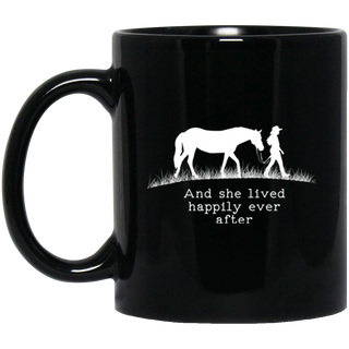 Horse And She Lived Happily Ever After Mugs