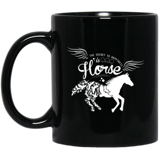 The Secret To Happiness Is Horse Mugs