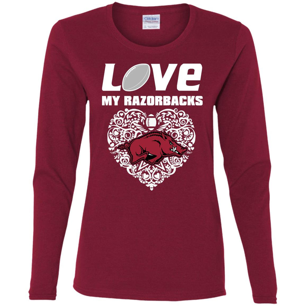 I Love My Teams Arkansas Razorbacks T Shirt