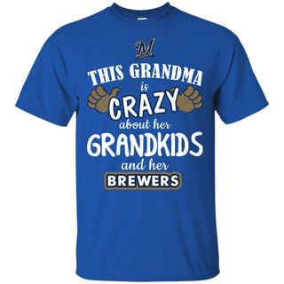 This Grandma Is Crazy About Her Grandkids And Her Milwaukee Brewers Tshirt