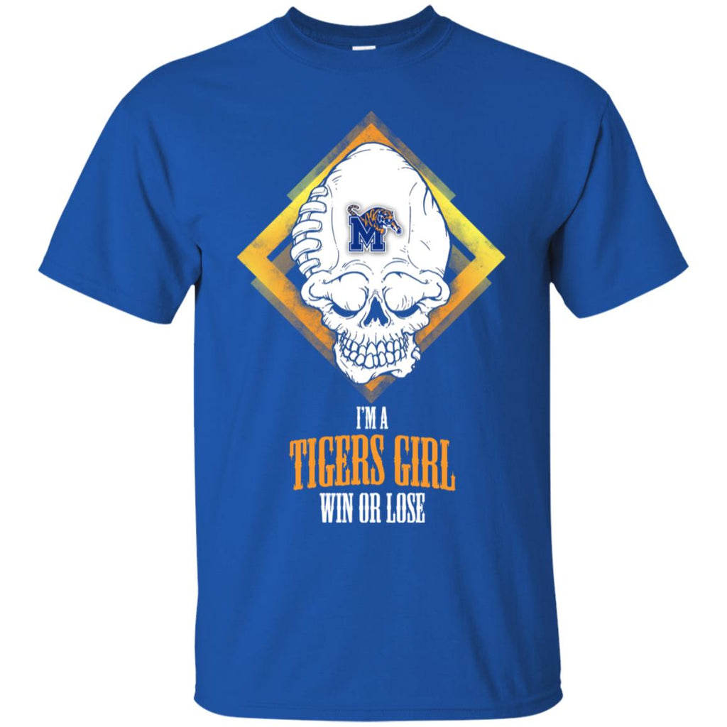 Memphis Tigers Girl Win Or Lose Tee Shirt Halloween Gift