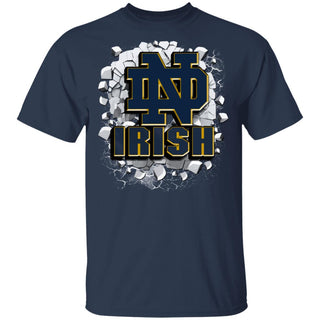 Amazing Earthquake Art Notre Dame Fighting Irish T Shirt