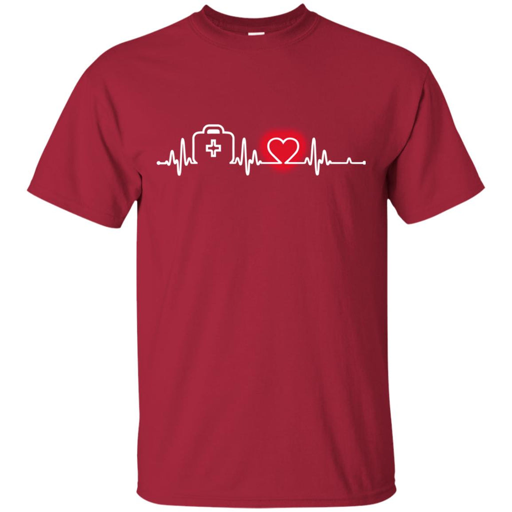 Heart Beat Red Medical Assistant Tshirt For Lover