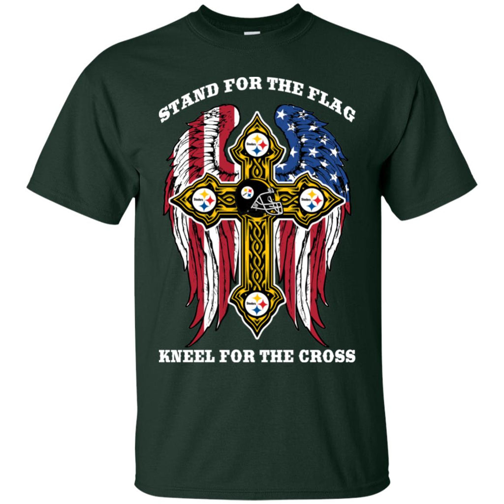 Stand For The Flag Kneel For The Cross Pittsburgh Steelers Tshirt