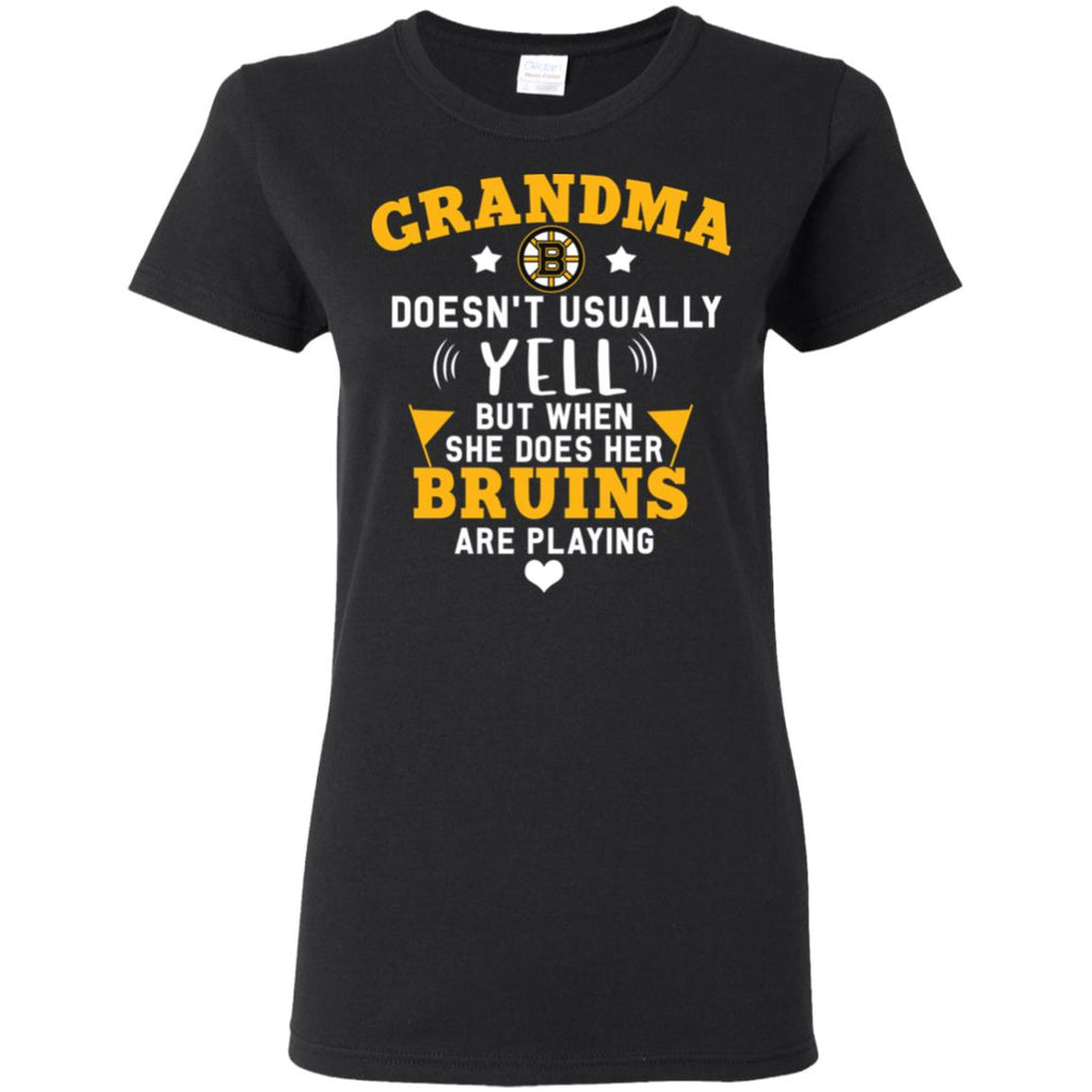 Cool But Different When She Does Her Boston Bruins Are Playing T Shirts