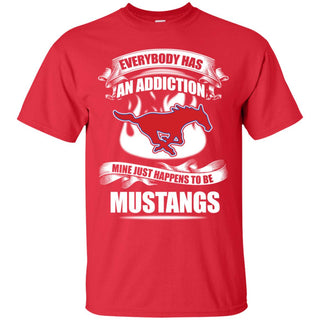 Has An Addiction Mine Just Happens To Be SMU Mustangs Tshirt