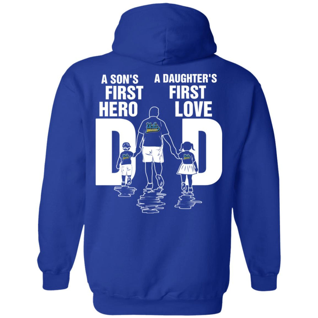 Son Is First Hero And Daughter Is First Love UCLA Bruins Dad Tshirt