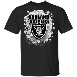 Amazing Earthquake Art Oakland Raiders T Shirt