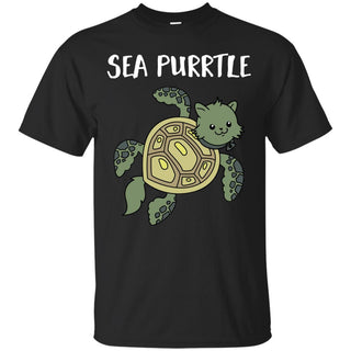 Cute Cat Tee Shirt - Sea Purrtle is cool gift for your friends