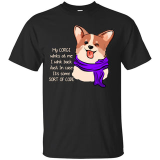 My Corgi Winks At Me T Shirts