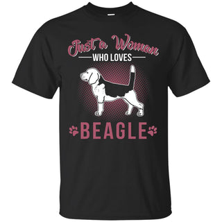 Just A Women Who Loves Beagle Shirts