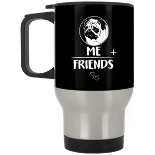 Pug Friends Travel Mugs