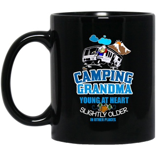 Camping Grandma Young At Heart Mugs V2