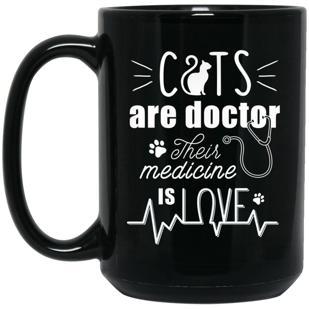 Nice Cat Mugs - Cat Are Doctors, is cool gift for your friends