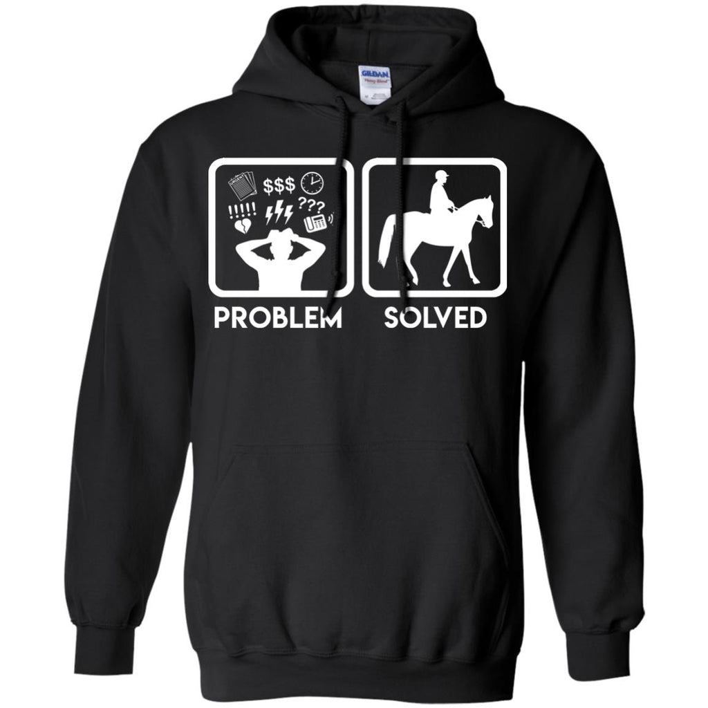 Nice Horse Tshirt Problem Solved With Horse is best equestrian gift for you