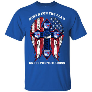 Stand For The Flag Kneel For The Cross New York Rangers Tshirt