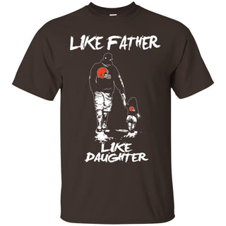 Great Like Father Like Daughter Cleveland Browns Tshirt For Fans
