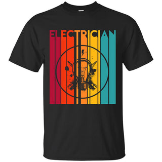 Retro Electrician Vintage T Shirt