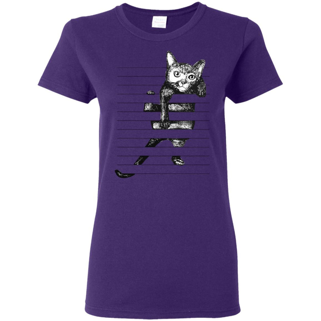 Nice Cat Black Tee Shirt Cat Hanging is cool gift for your friends