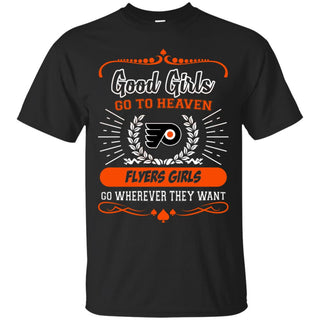 Good Girls Go To Heaven Philadelphia Flyers Girls T Shirts
