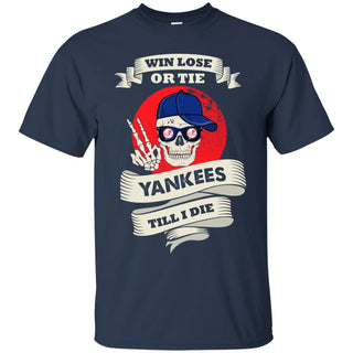 Cute Skull Say Hi New York Yankees Tshirt For Fans