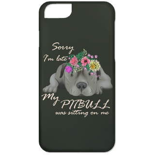 Cool My Pitbull Was Sitting On Me Phone Cases