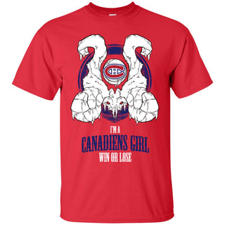 Montréal Canadiens Girl Win Or Lose Tee Shirt Halloween Gift