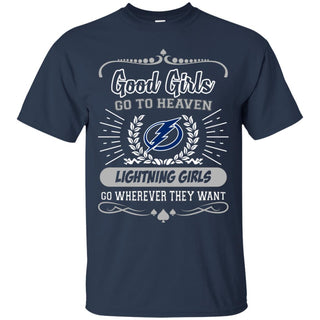 Good Girls Go To Heaven Tampa Bay Lightning Girls Tshirt For Fans