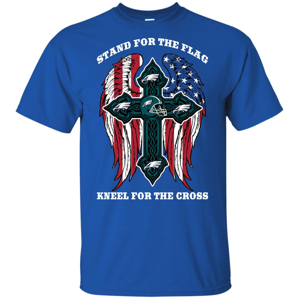 Stand For The Flag Kneel For The Cross Philadelphia Eagles Tshirt