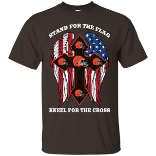 Stand For The Flag Kneel For The Cross Cleveland Browns Tshirt