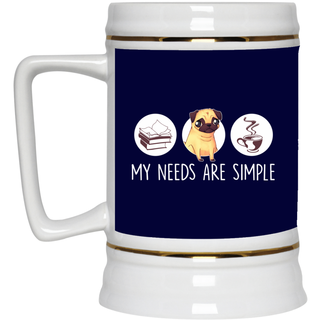 Nice Dog Mugs - My Need Is Simple, is cool gift for your friends