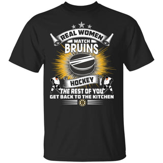 Real Women Watch Boston Bruins Gift T Shirt