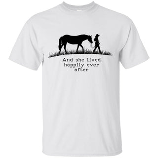 Horse And She Lived Happily Ever After T Shirts