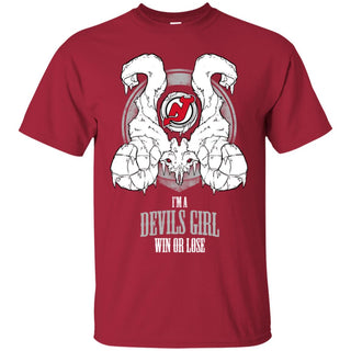 New Jersey Devils Girl Win Or Lose Tee Shirt Halloween Gift