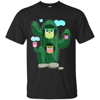 Owl Cactus T Shirts