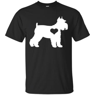 Your Heart And My Heart Schnauzer T Shirt