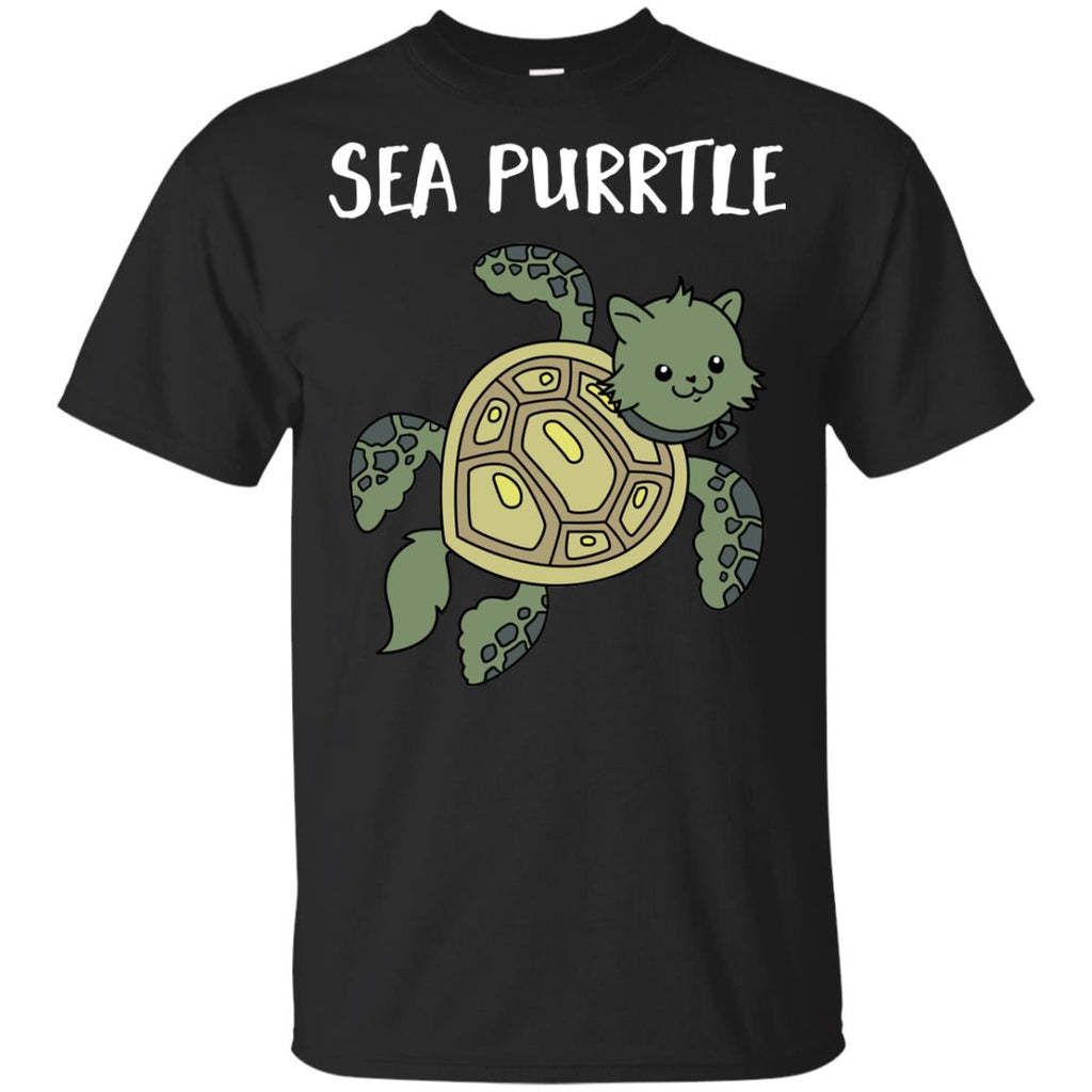 Cute Cat Tee Shirt - Sea Purrtle is cool gift for your friends