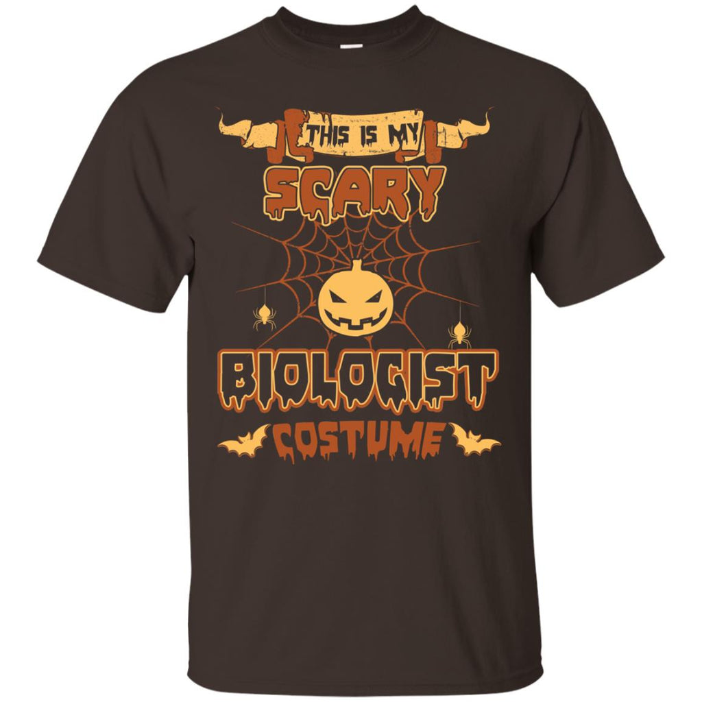 This Is My Scary Biologist Costume Halloween Tee Shirt