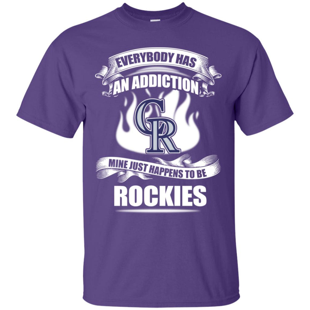 Everybody Has An Addiction Mine Just Happens To Be Colorado Rockies Tshirt