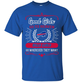 Good Girls Go To Heaven Buffalo Bills Girls T Shirts