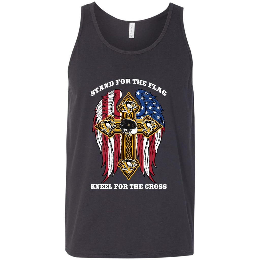 Stand For The Flag Kneel For The Cross Pittsburgh Penguins Tshirt