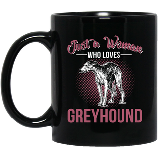 Just A Women Who Loves Greyhound Mugs