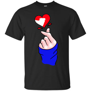 Heart Shape Pug T Shirts