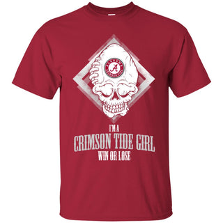 Alabama Crimson Tide Girl Win Or Lose Tshirt For Fans