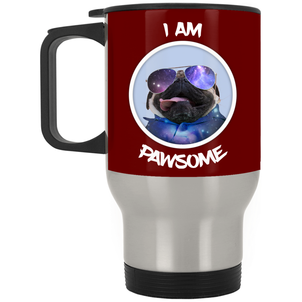 Nice Pug Mug - I Am Pawsome Pug is cool gift for friends