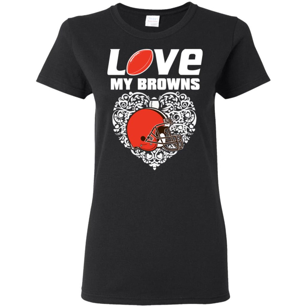 I Love My Teams Cleveland Browns T Shirt